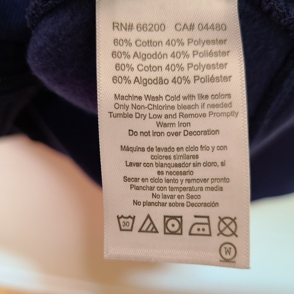 ASICS Hoodie blue and neon green - Picture 6 of 6